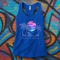 Nassau Bahamas Beach Vacation Spring Break Honeymoon Retro Funny Gift Women's Tank Top thumb 3