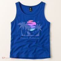 Nassau Bahamas Beach Vacation Spring Break Honeymoon Retro Funny Gift Tank Top thumb 2