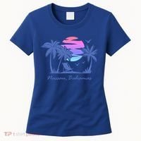 Nassau Bahamas Beach Vacation Spring Break Honeymoon Retro Funny Gift Women's T-Shirt thumb 0