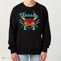 Nassau, Bahamas, Blue Crab Women's Sweatshirt thumb 0