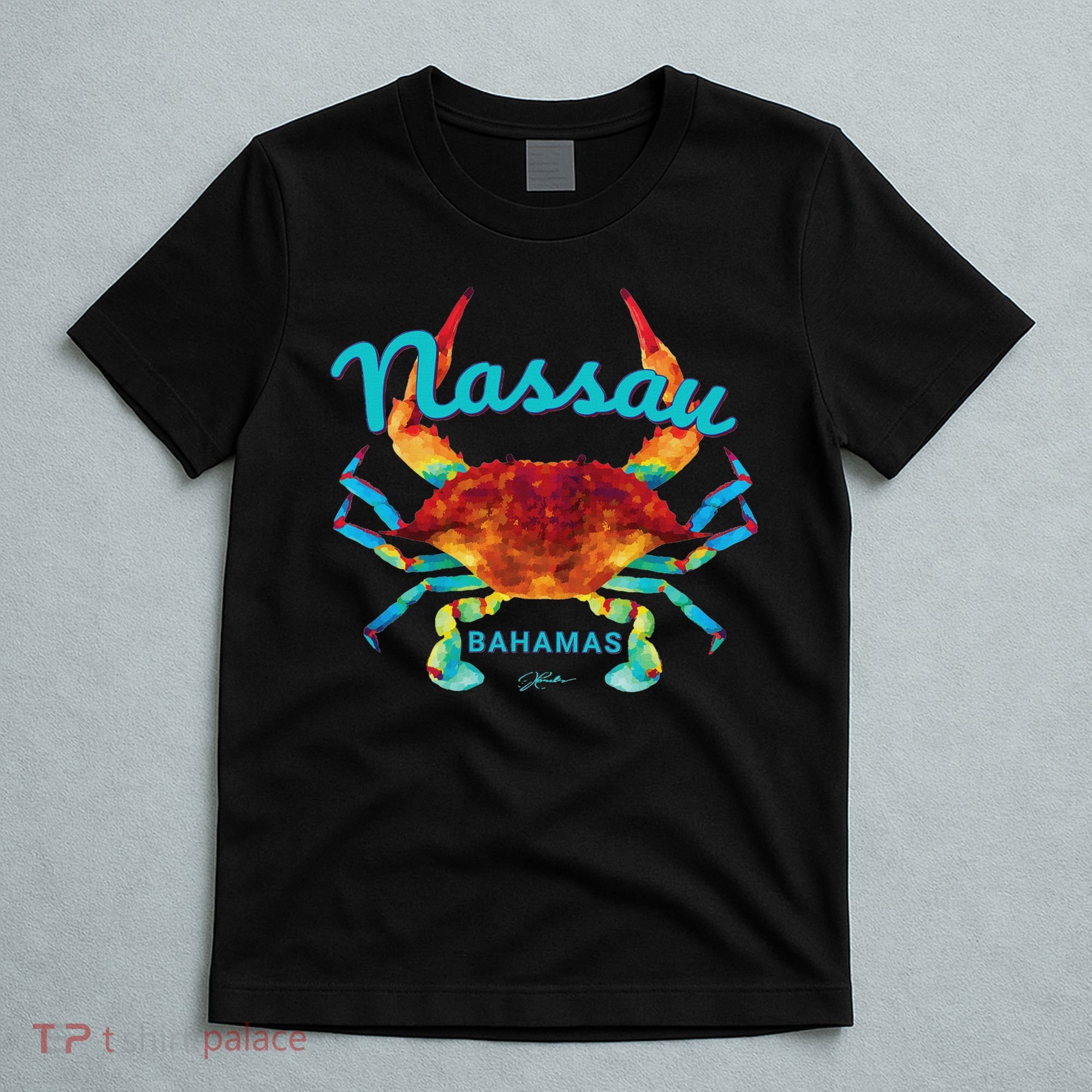 Nassau, Bahamas, Blue Crab T-Shirt