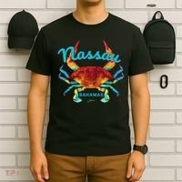 Nassau, Bahamas, Blue Crab T-Shirt thumb 6