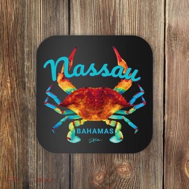 Nassau, Bahamas, Blue Crab Coaster