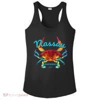 Nassau, Bahamas, Blue Crab Ladies PosiCharge Competitor Racerback Tank thumb 0
