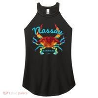 Nassau, Bahamas, Blue Crab Women's Perfect Tri Rocker Tank thumb 0