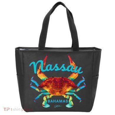 Nassau, Bahamas, Blue Crab Tote Bag
