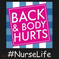 Nurse Back & Body Hurts Nurse Life Nursing Coaster thumb 2