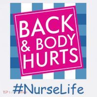 Nurse Back & Body Hurts Nurse Life Nursing Women's Hoodie thumb 2