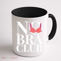 No Bra Club Coffee Mug thumb 1