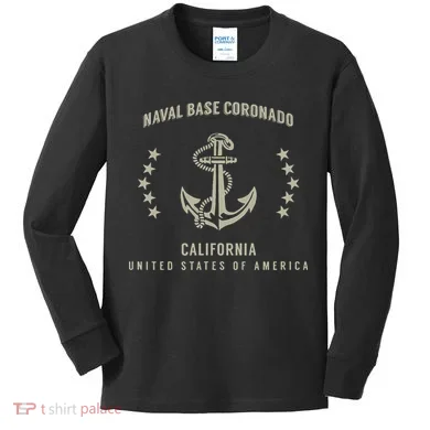 Naval Base Coronado Kids Long Sleeve Shirt