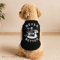 Never Better Chilling Skeleton Unicorn Swimming Float Doggie Tank thumb 2