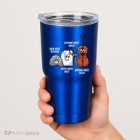 Nothing Beats Cello Rock Paper Scissors Gift For Cellist Gift Tumbler thumb 2