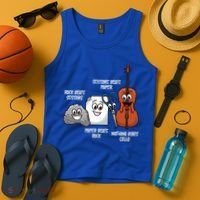 Nothing Beats Cello Rock Paper Scissors Gift For Cellist Gift Tank Top thumb 4