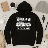 North Bend Come For The Mountains Stay For The Zebras Hoodie thumb 3