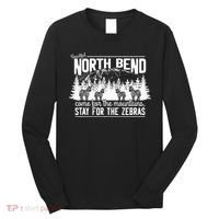 North Bend Come For The Mountains Stay For The Zebras Long Sleeve Shirt thumb 0