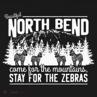 North Bend Come For The Mountains Stay For The Zebras Sweatshirt thumb 3