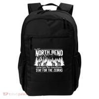North Bend Come For The Mountains Stay For The Zebras Backpack thumb 0