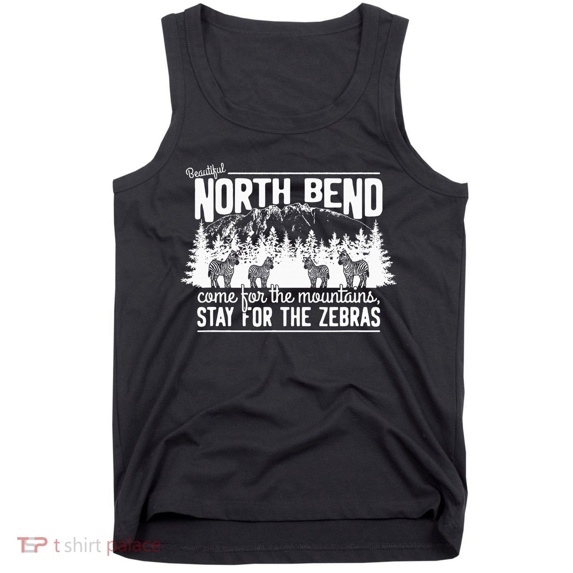 North Bend Come For The Mountains Stay For The Zebras Tank Top