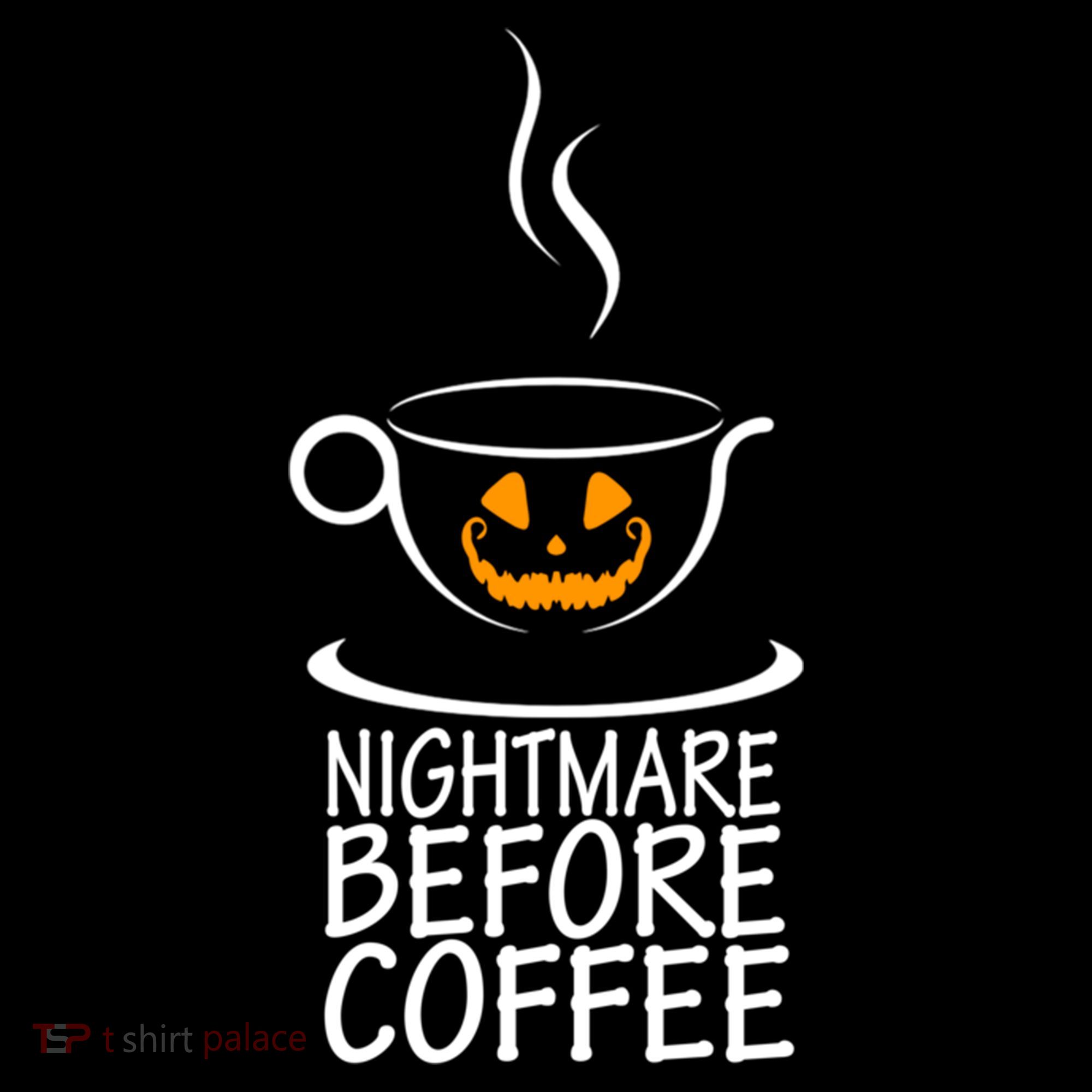 Nightmare Before Coffee Halloween Gift Doggie Tank