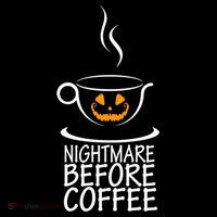 Nightmare Before Coffee Halloween Gift USA-Made Doggie Bandana thumb 2