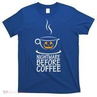 Nightmare Before Coffee Halloween Gift T-Shirt thumb 0