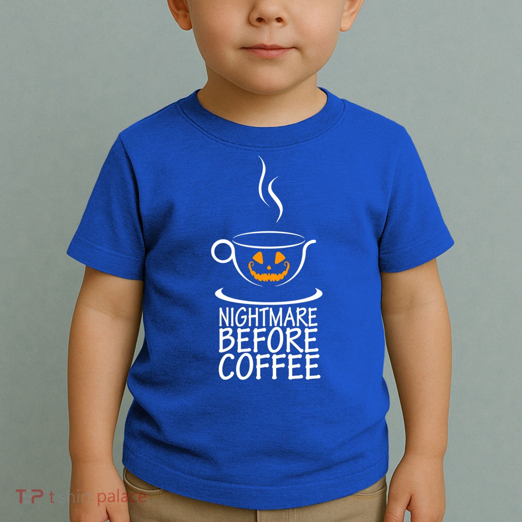 Nightmare Before Coffee Halloween Gift Toddler T-Shirt