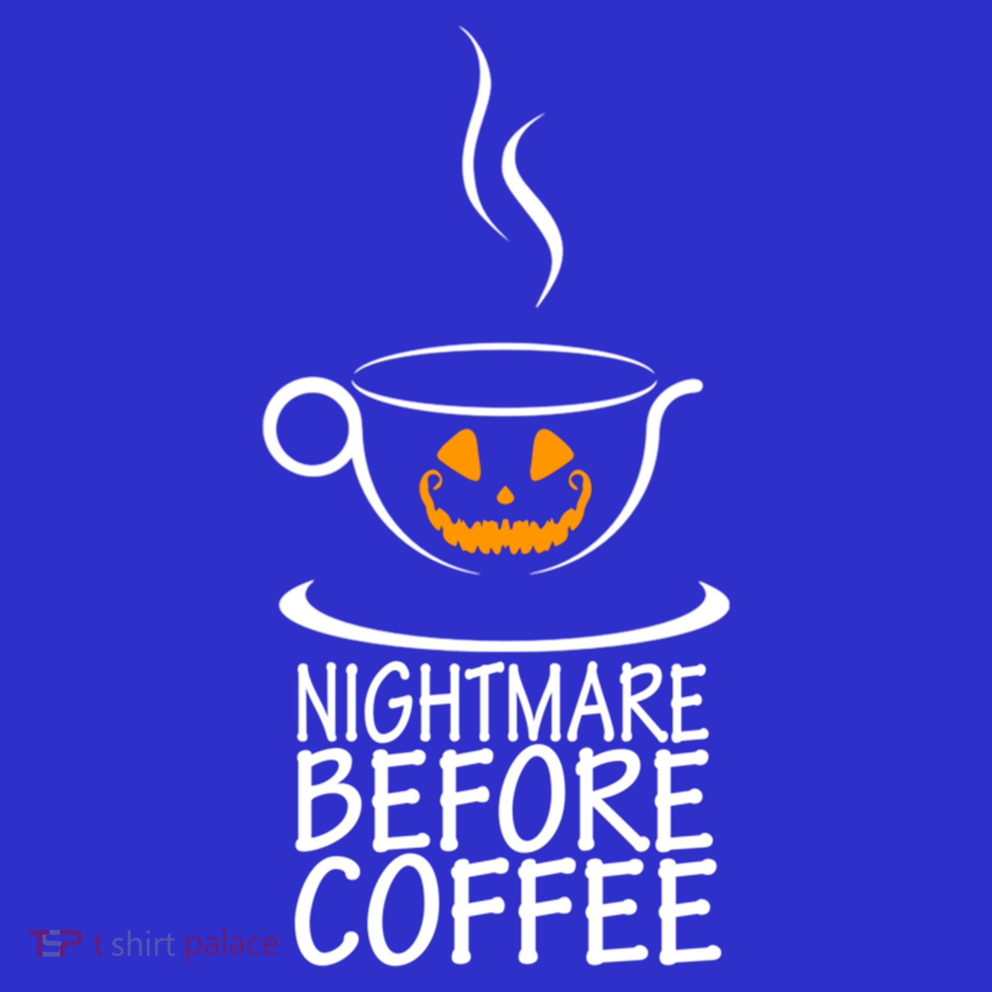 Nightmare Before Coffee Halloween Gift Kids Sweatshirt