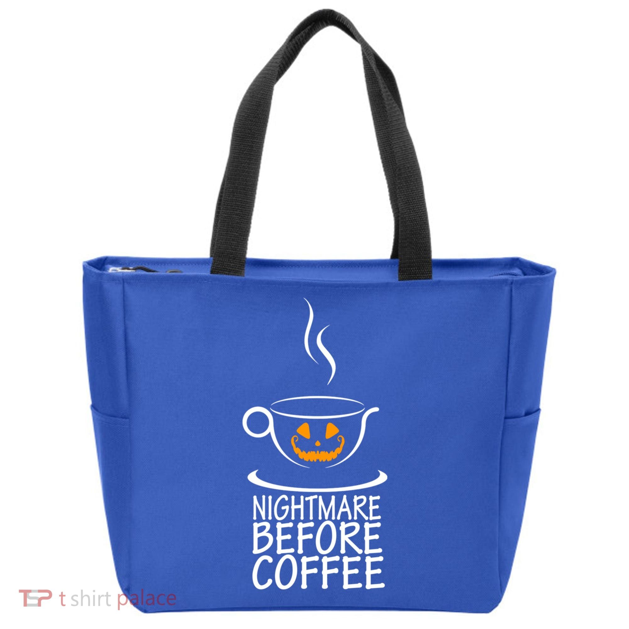 Nightmare Before Coffee Halloween Gift Tote Bag