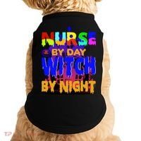 Nurse By Day Witch By Night Doggie Tank thumb 0