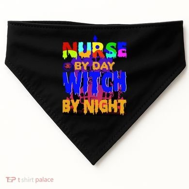 Nurse By Day Witch By Night USA-Made Doggie Bandana