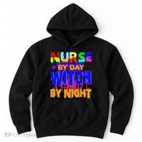 Nurse By Day Witch By Night Hoodie thumb 0
