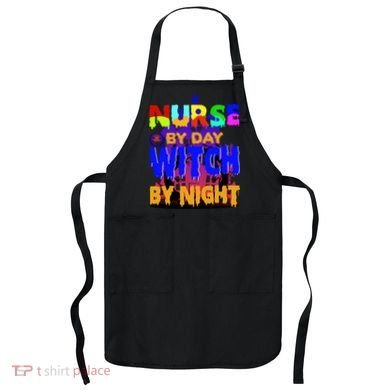 Nurse By Day Witch By Night Apron
