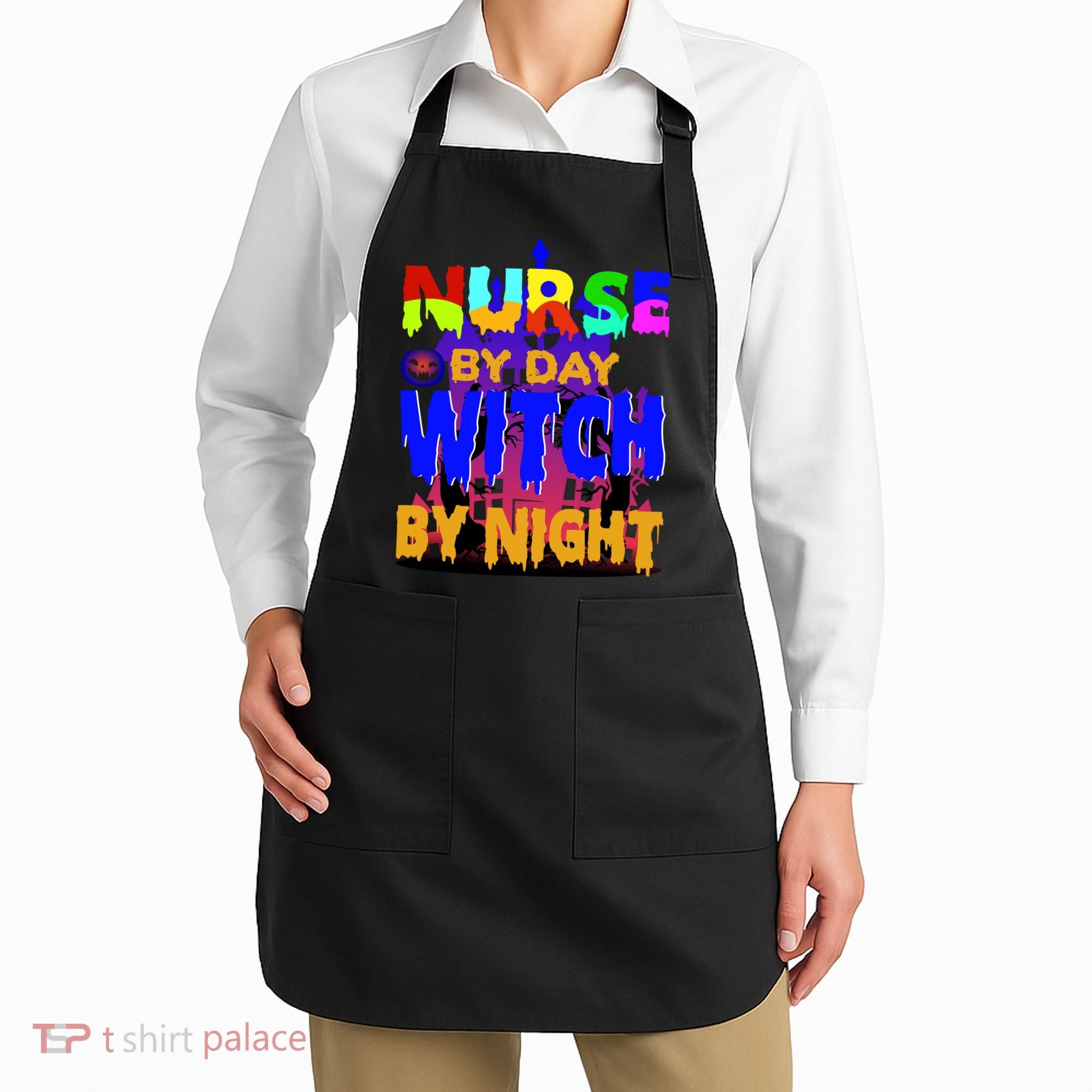 Nurse By Day Witch By Night Apron