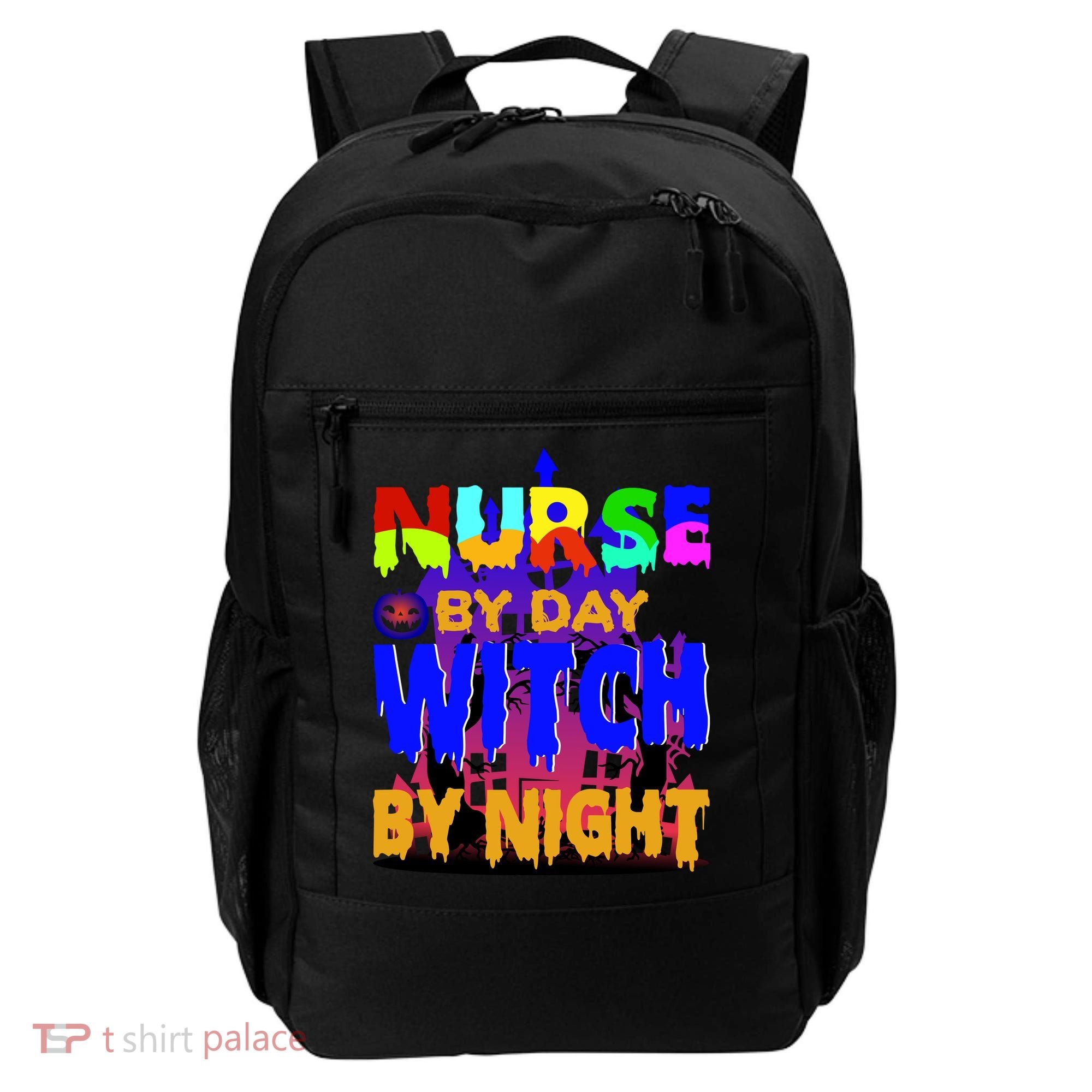 Nurse By Day Witch By Night Backpack