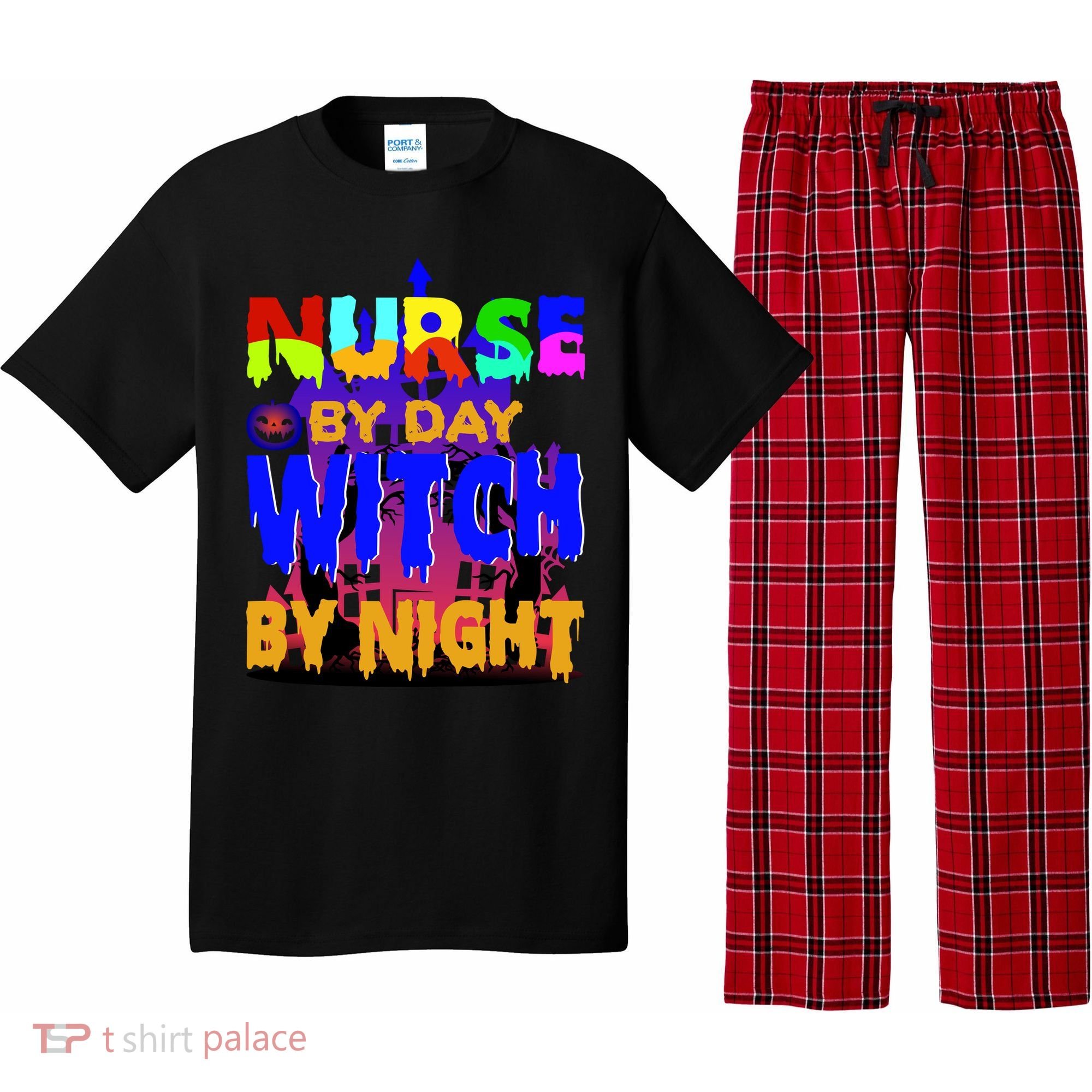 Nurse By Day Witch By Night Pajama Set