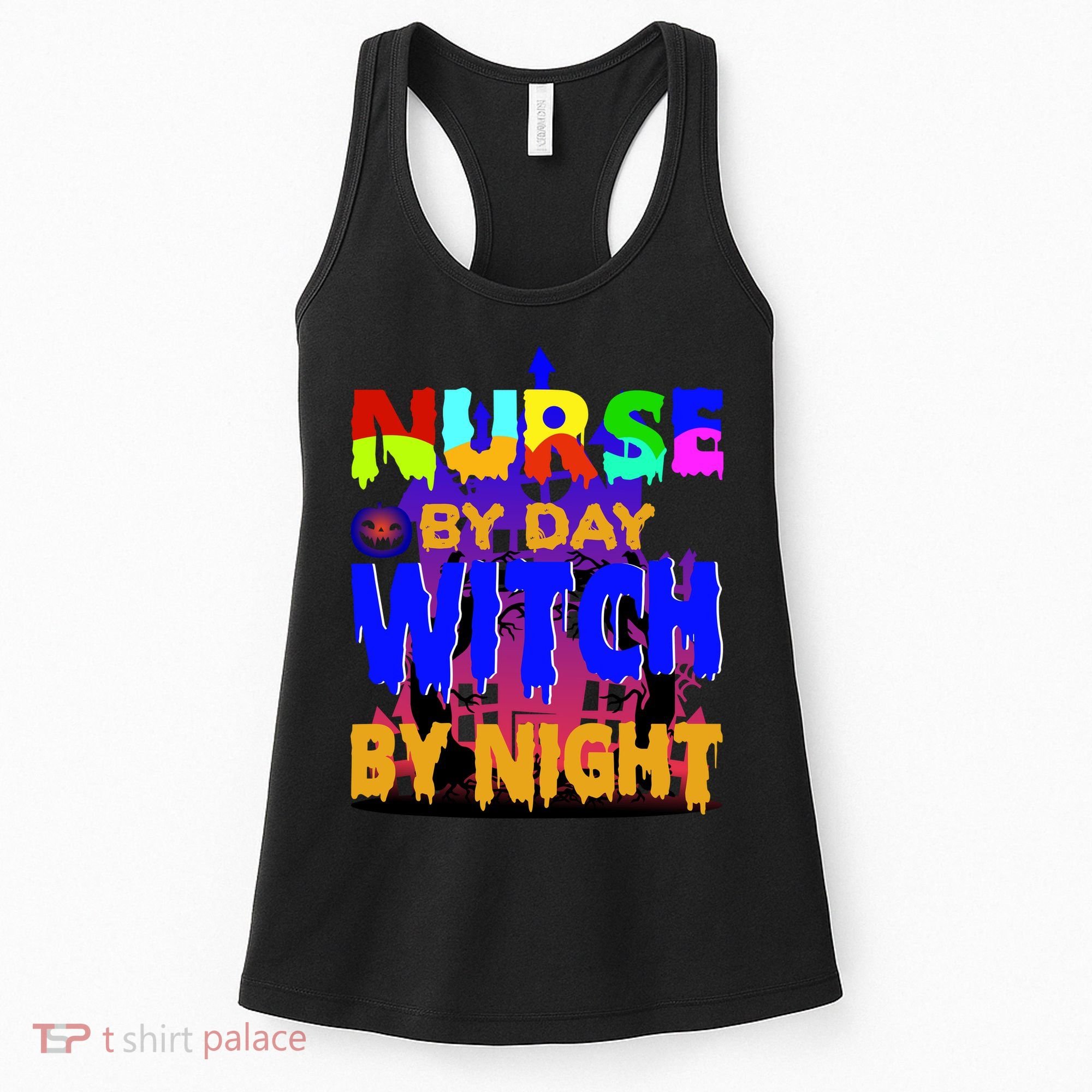 Nurse By Day Witch By Night Women's Tank Top