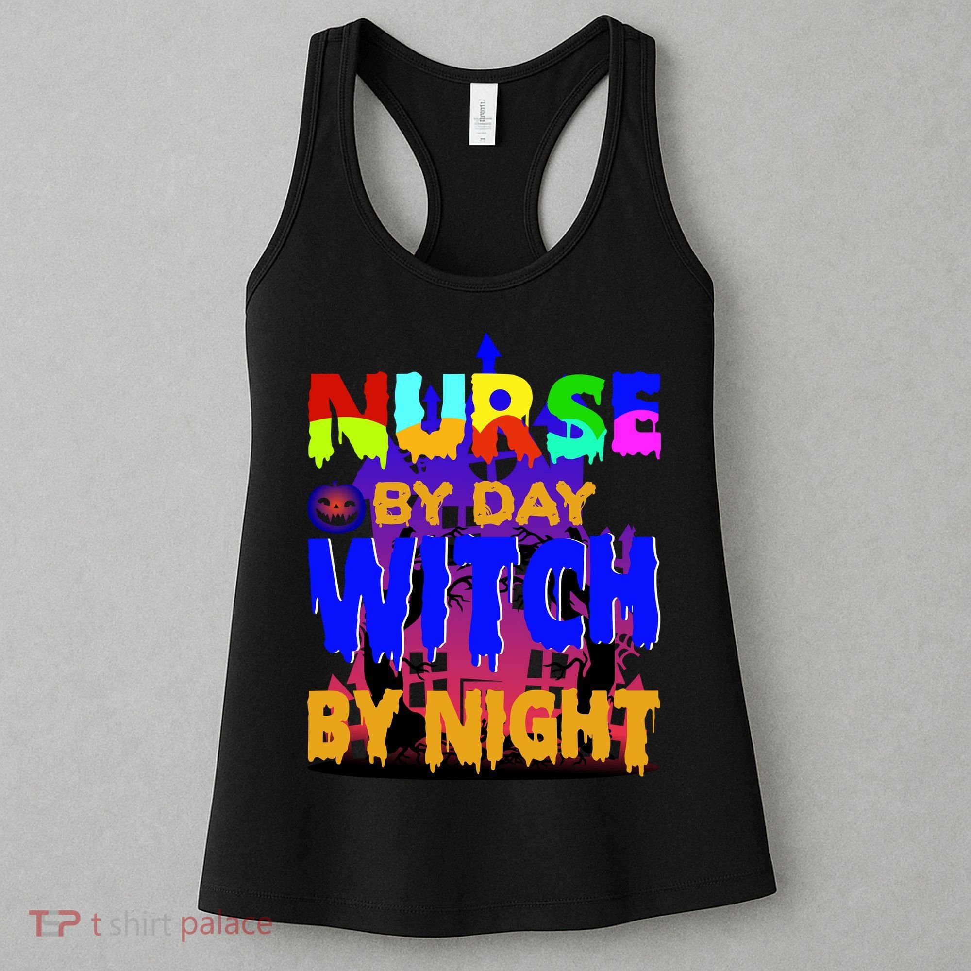 Nurse By Day Witch By Night Women's Tank Top