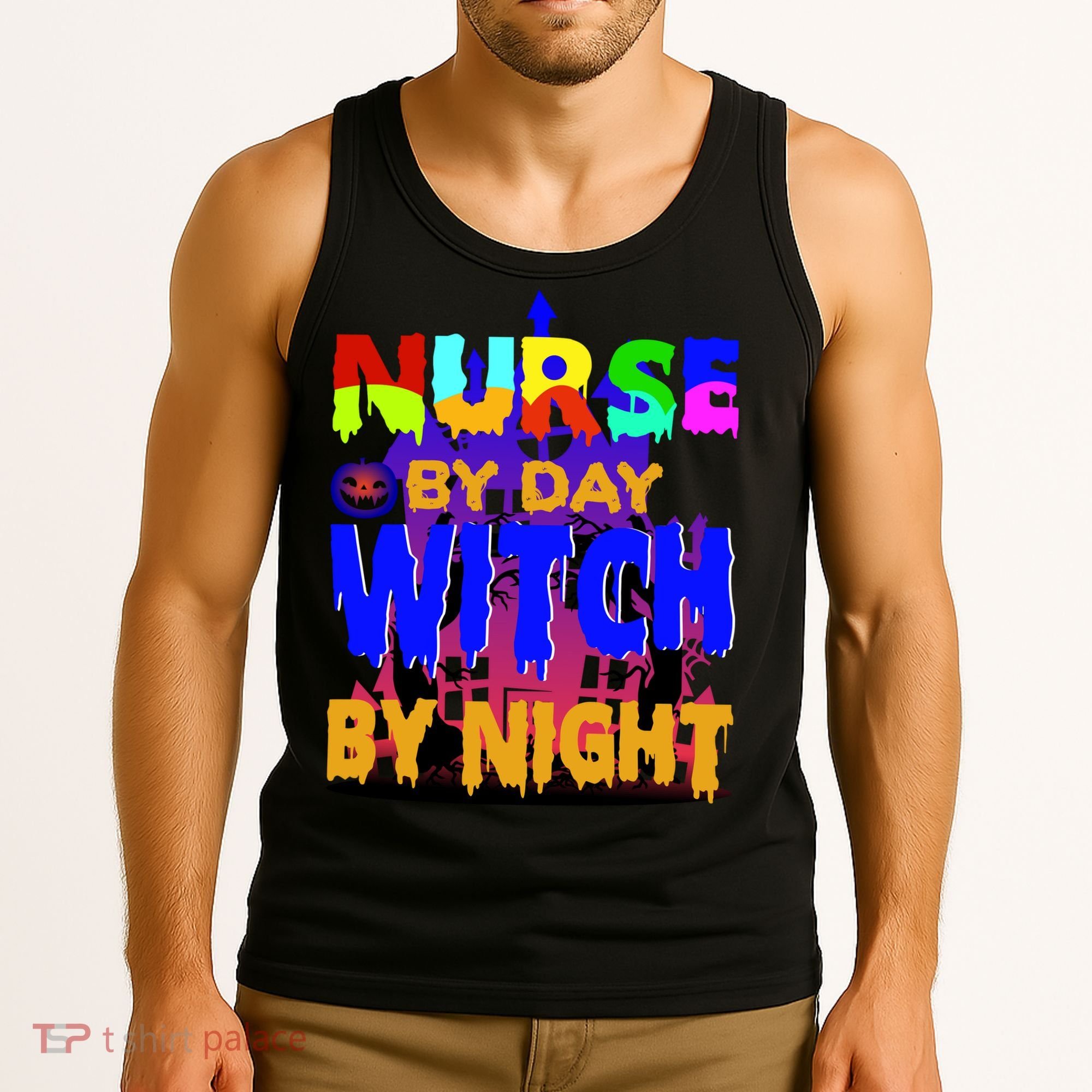 Nurse By Day Witch By Night Tank Top