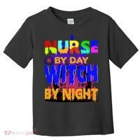 Nurse By Day Witch By Night Toddler T-Shirt thumb 0