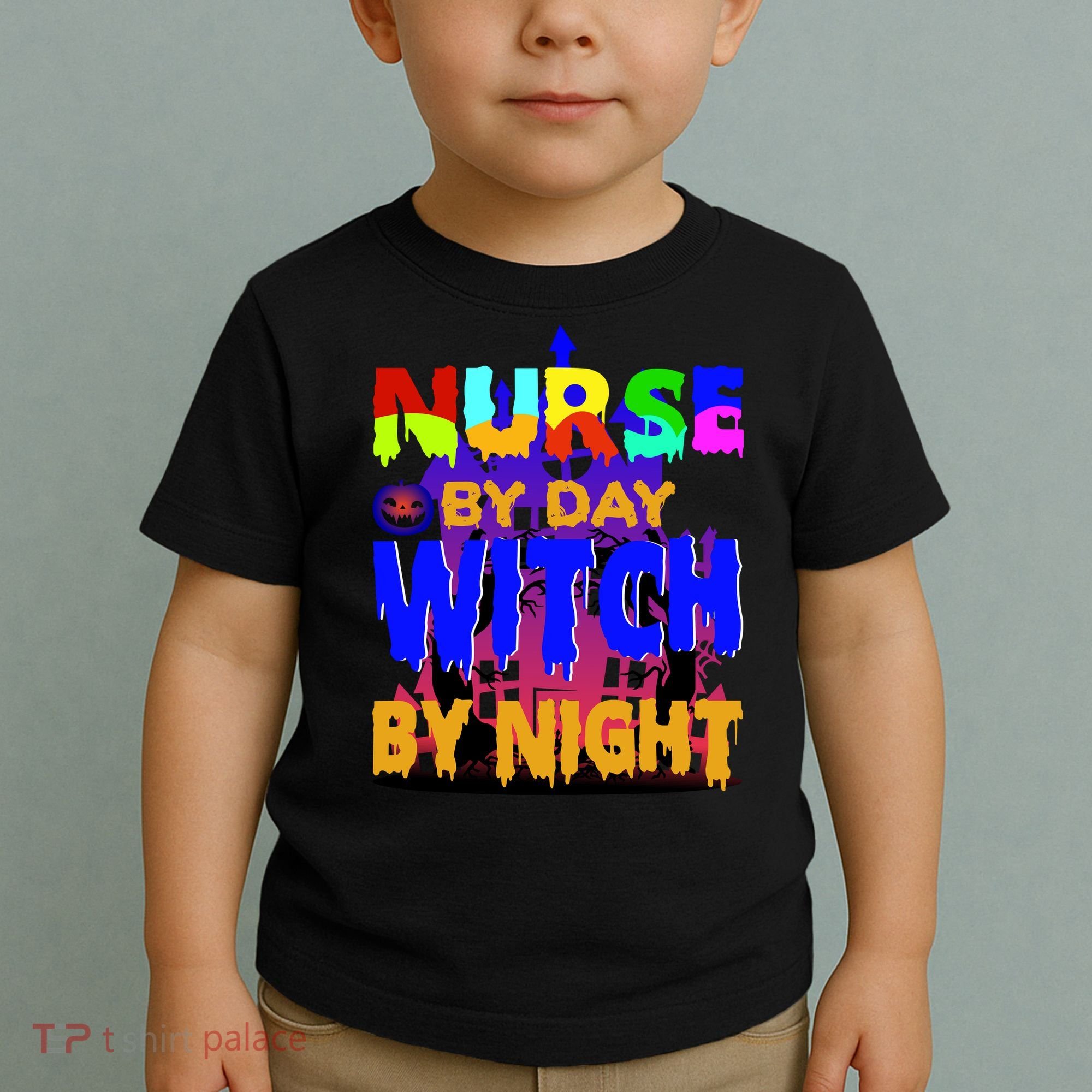 Nurse By Day Witch By Night Toddler T-Shirt