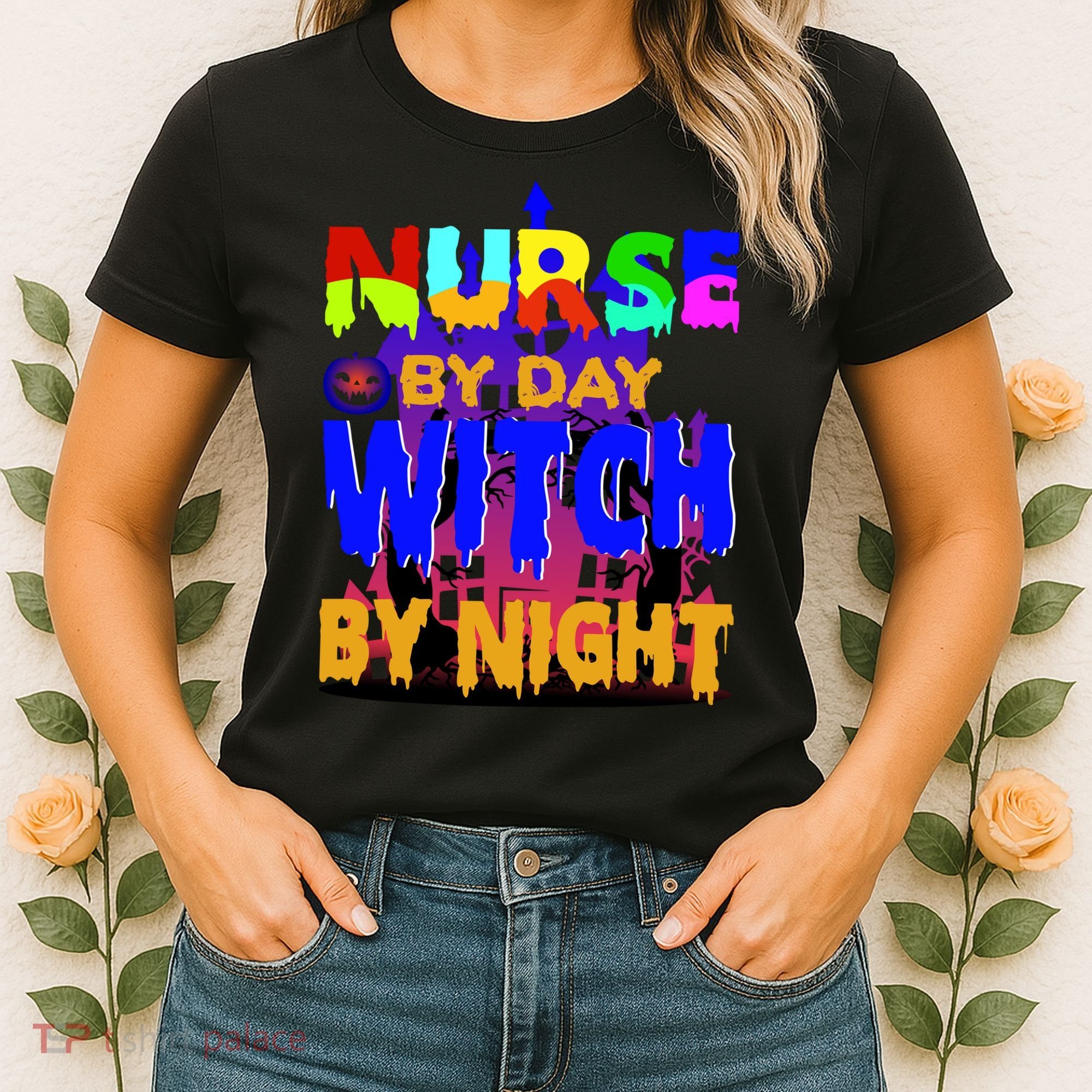 Nurse By Day Witch By Night Women's T-Shirt