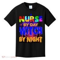 Nurse By Day Witch By Night Kids T-Shirt thumb 0