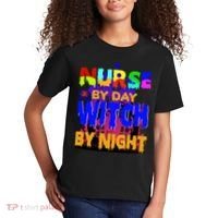 Nurse By Day Witch By Night Kids T-Shirt thumb 2