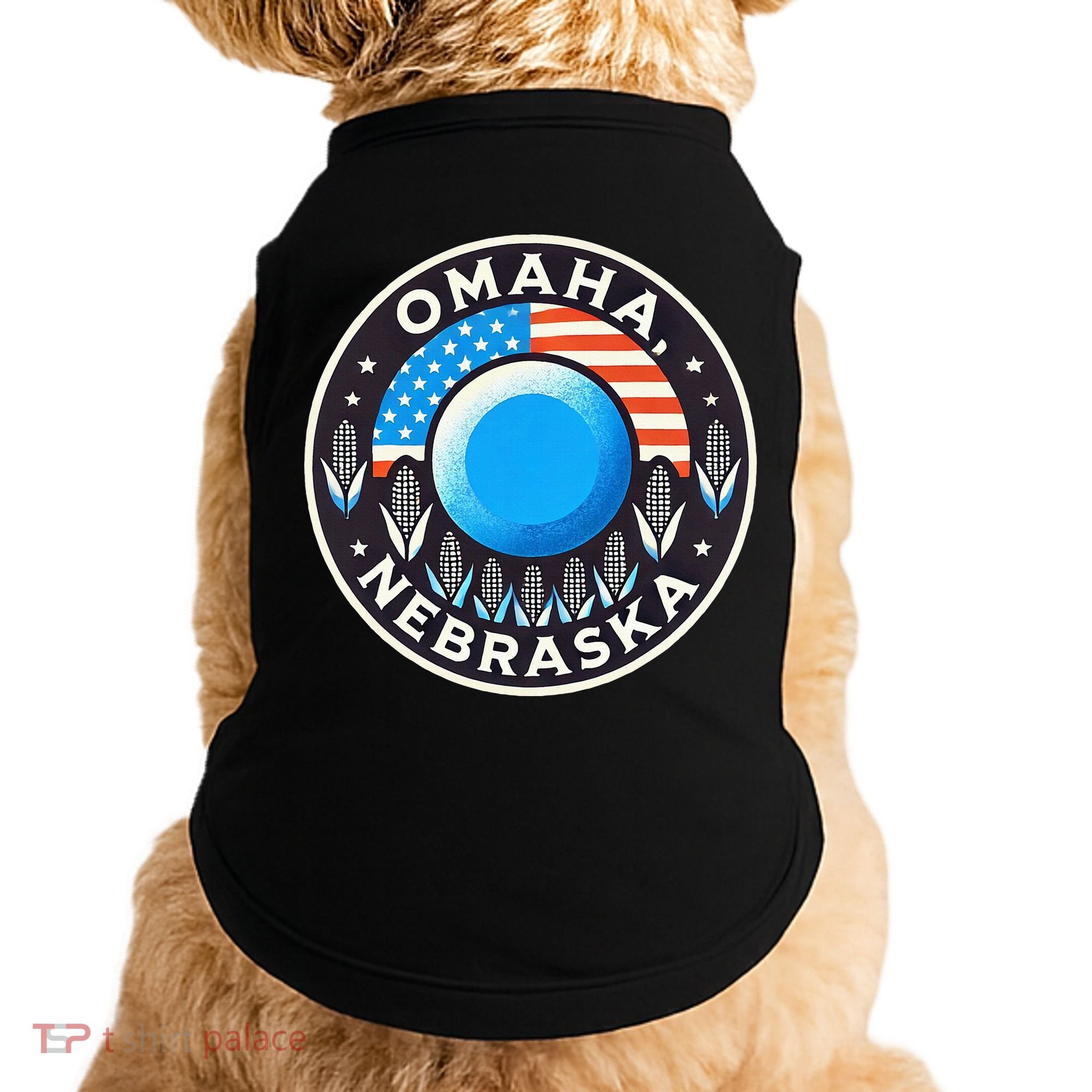 Nebraska Blue Dot Democratic 2nd District Omaha Kamala 2024 Doggie Tank