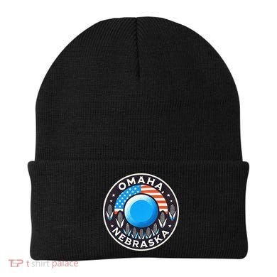 Nebraska Blue Dot Democratic 2nd District Omaha Kamala 2024 Beanie