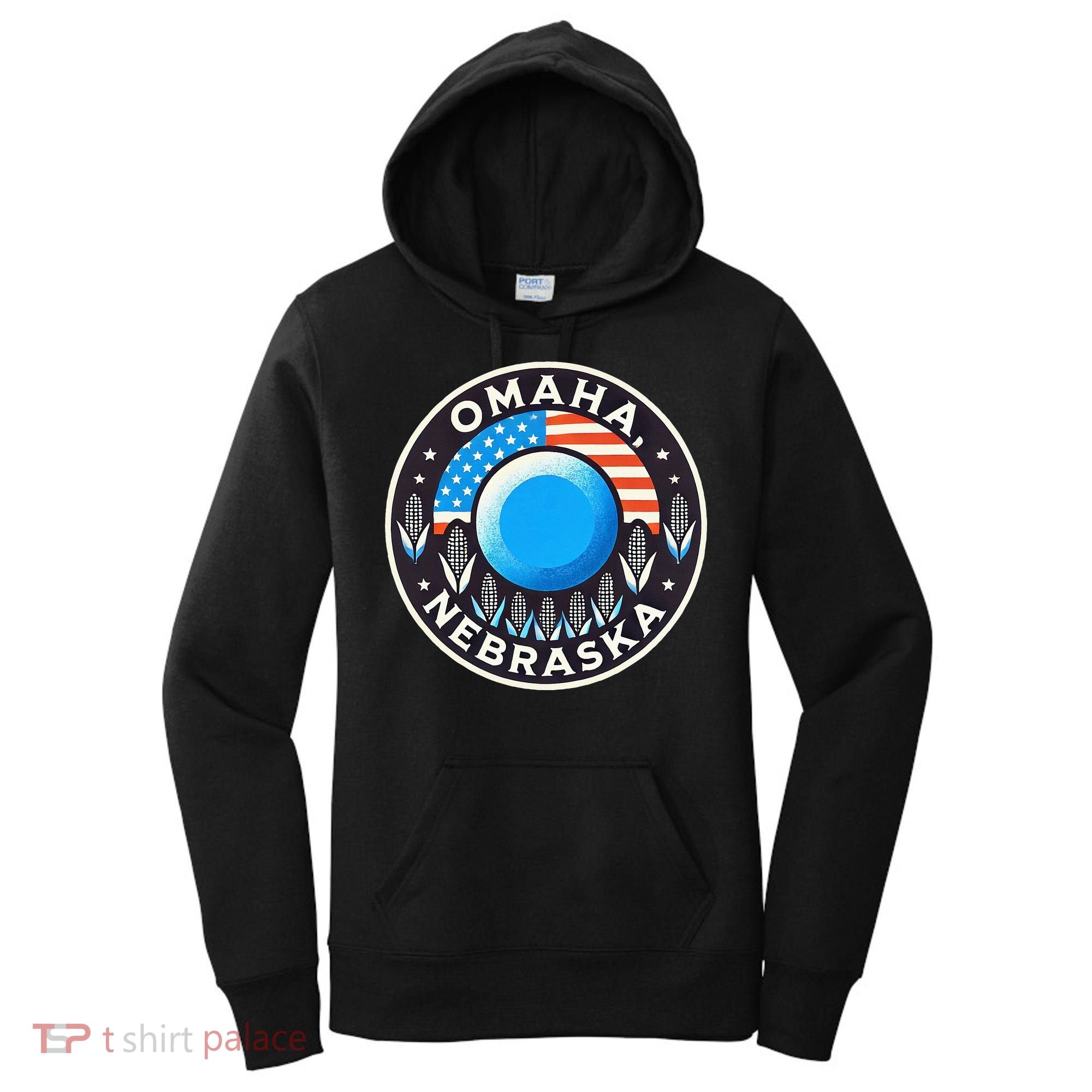 Nebraska Blue Dot Democratic 2nd District Omaha Kamala 2024 Women's Hoodie
