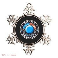Nebraska Blue Dot Democratic 2nd District Omaha Kamala 2024 Ornament thumb 0