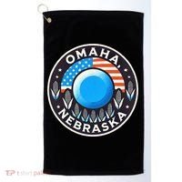 Nebraska Blue Dot Democratic 2nd District Omaha Kamala 2024 Golf Towel thumb 0