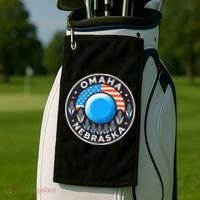 Nebraska Blue Dot Democratic 2nd District Omaha Kamala 2024 Golf Towel thumb 2