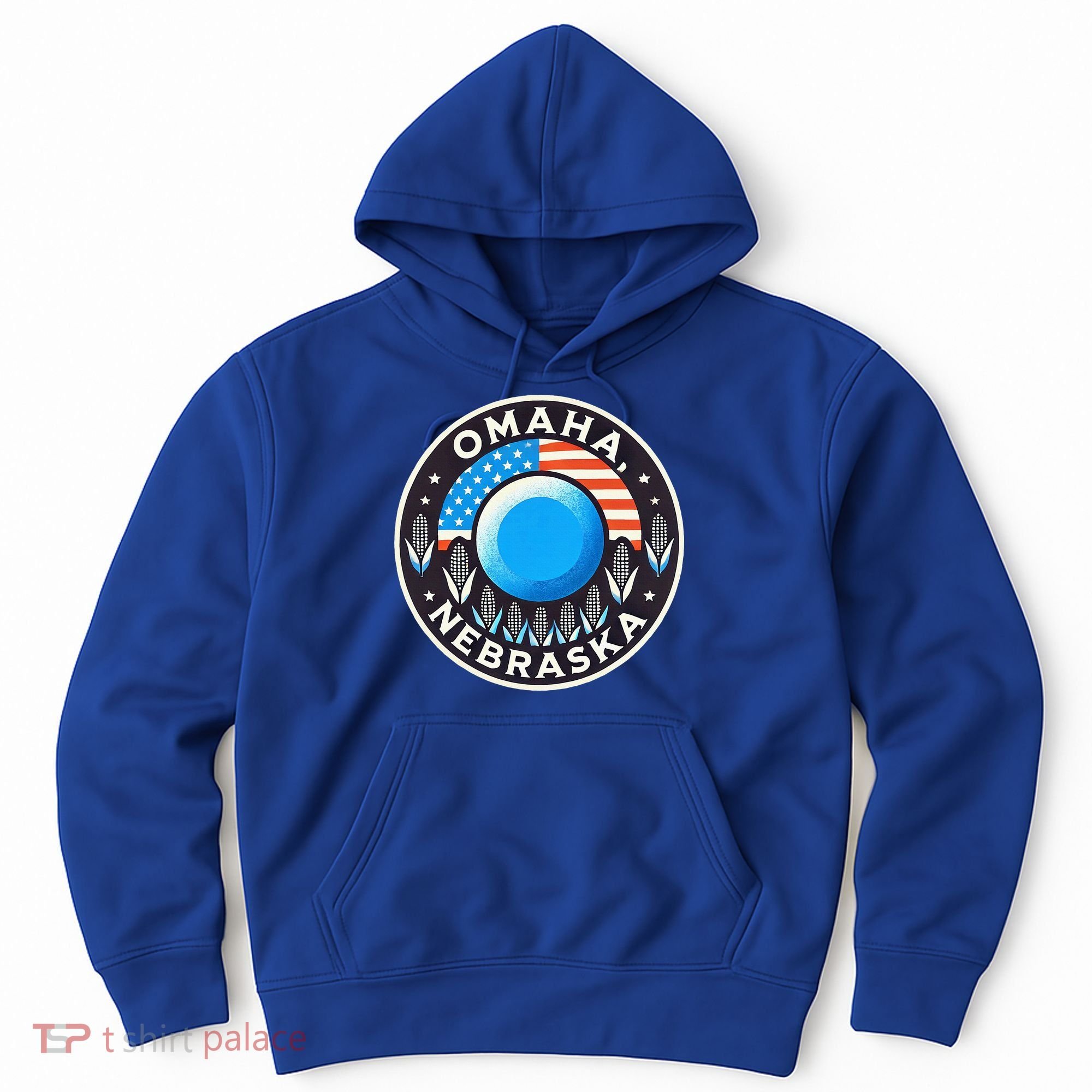 Nebraska Blue Dot Democratic 2nd District Omaha Kamala 2024 Hoodie